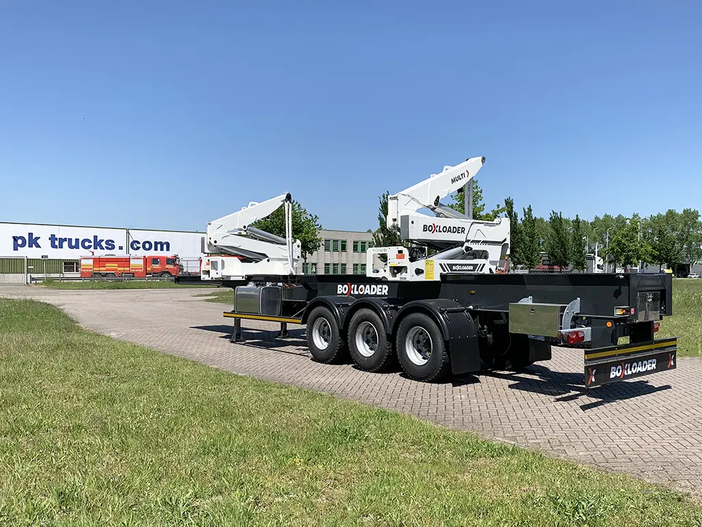 Boxloader Multiloader FHD Semi-remorque porte container à levage latéral 3-Essieux