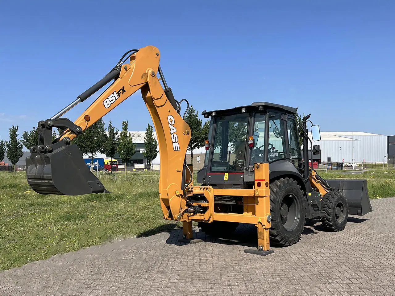 Case 851FX 4x4 Backhoe Loader 12