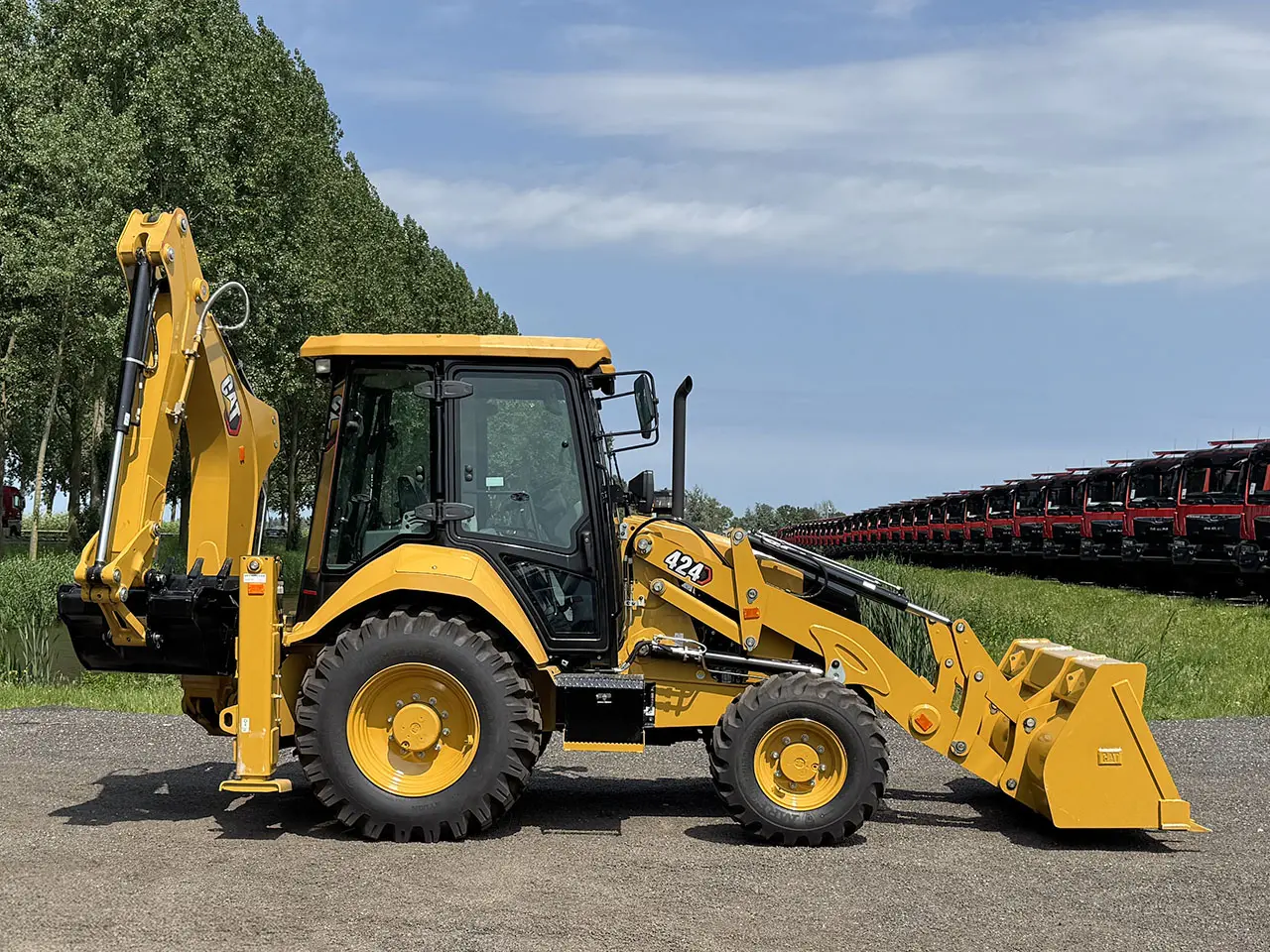 Caterpillar 424 Backhoe Loader 4x4 5