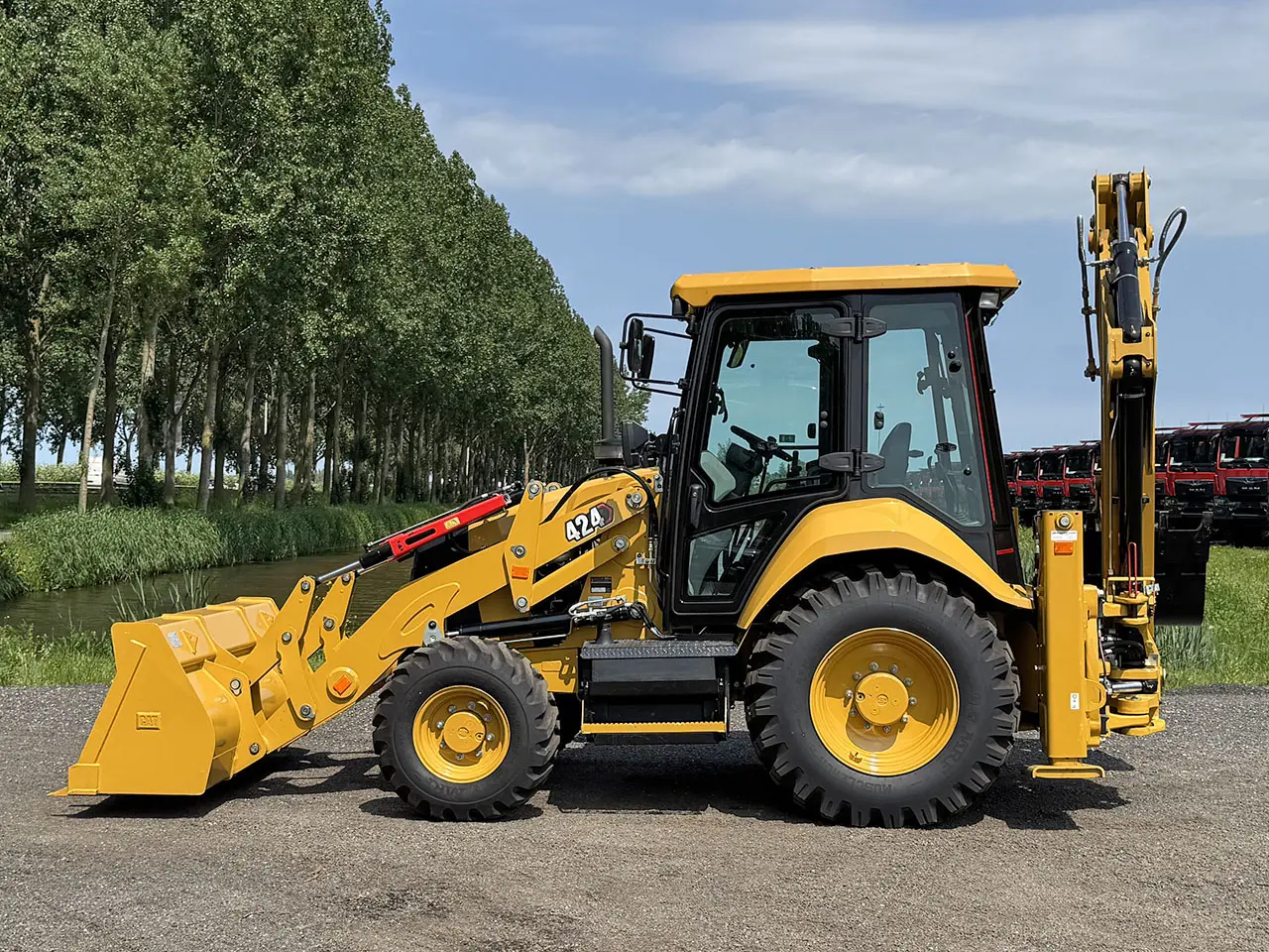 Caterpillar 424 Backhoe Loader 4x4 7