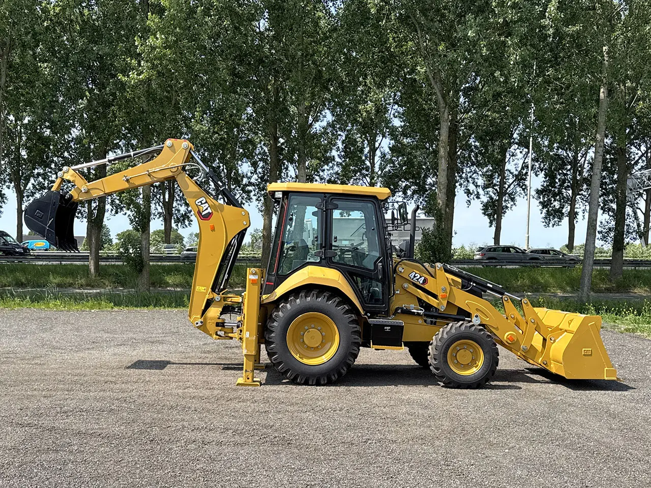 Caterpillar 424 Backhoe Loader 4x4 14