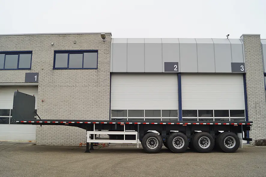 CIMC 40 Container 4-Axle Flatbed Trailer with Twistlock 2