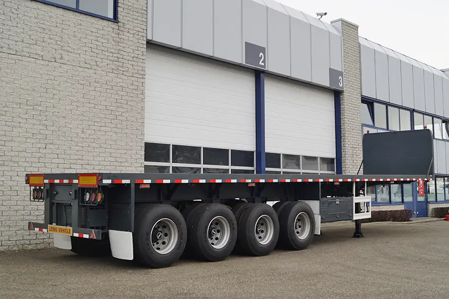 CIMC 40 Container 4-Axle Flatbed Trailer with Twistlock 6
