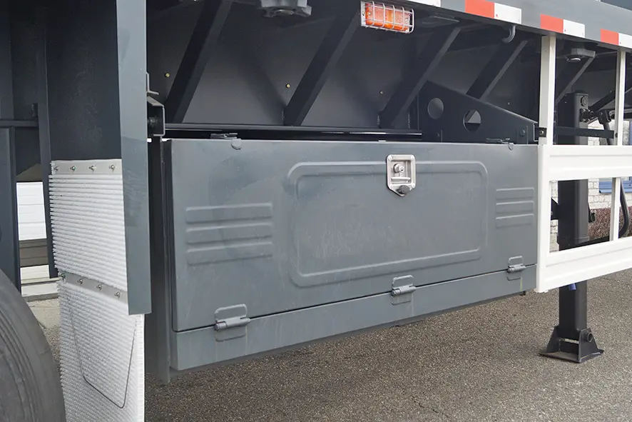 CIMC 40 Container 4-Axle Flatbed Trailer with Twistlock 9