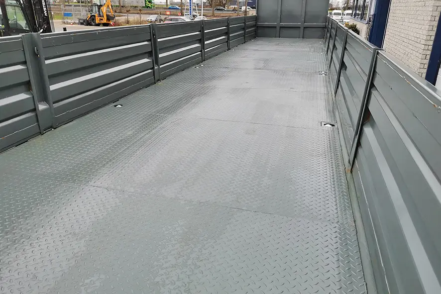 Comet FT-SRPS 4.01 4-Axle Flatbed Trailer with Sides 6