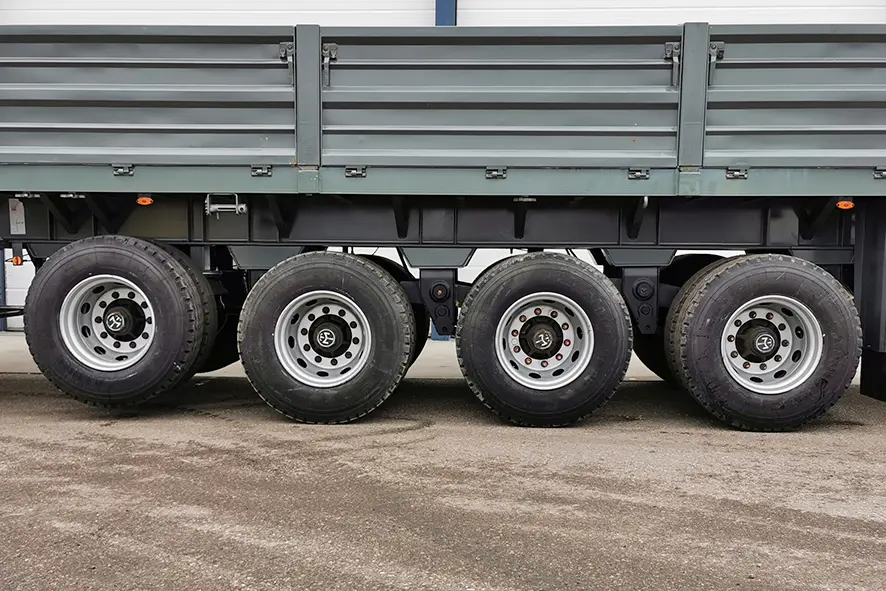 Comet FT-SRPS 4.01 4-Axle Flatbed Trailer with Sides 7