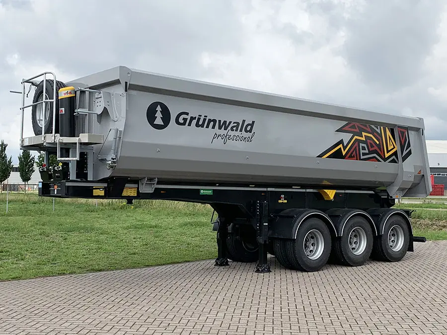 Grunwald TST 31 Semi-remorque benne 3-Essieux