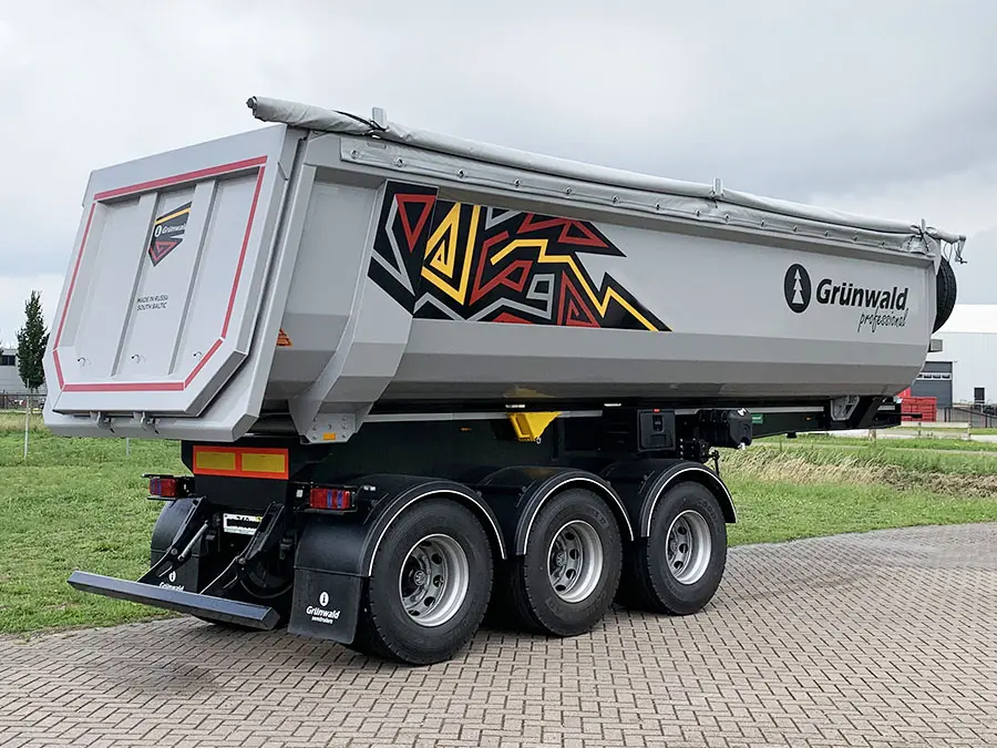 Grunwald TST 31 3-Axle Tipper Trailer 6