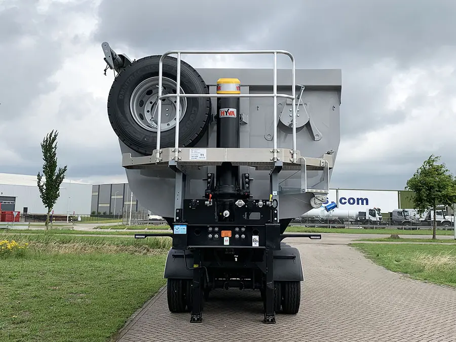 Grunwald TST 31 3-Essieux Semi-remorque benne 13