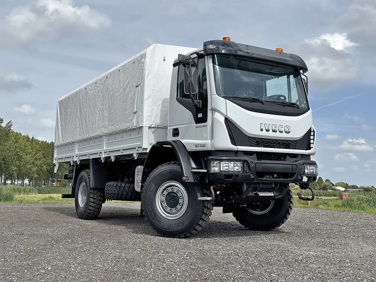 Iveco Eurocargo ML150E24WS 4x4 Tarpaulin/Canvas Body Truck 4