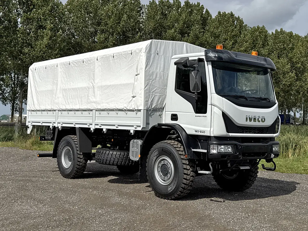 Iveco Eurocargo ML150E24WS 4x4 Tarpaulin/Canvas Body Truck 8