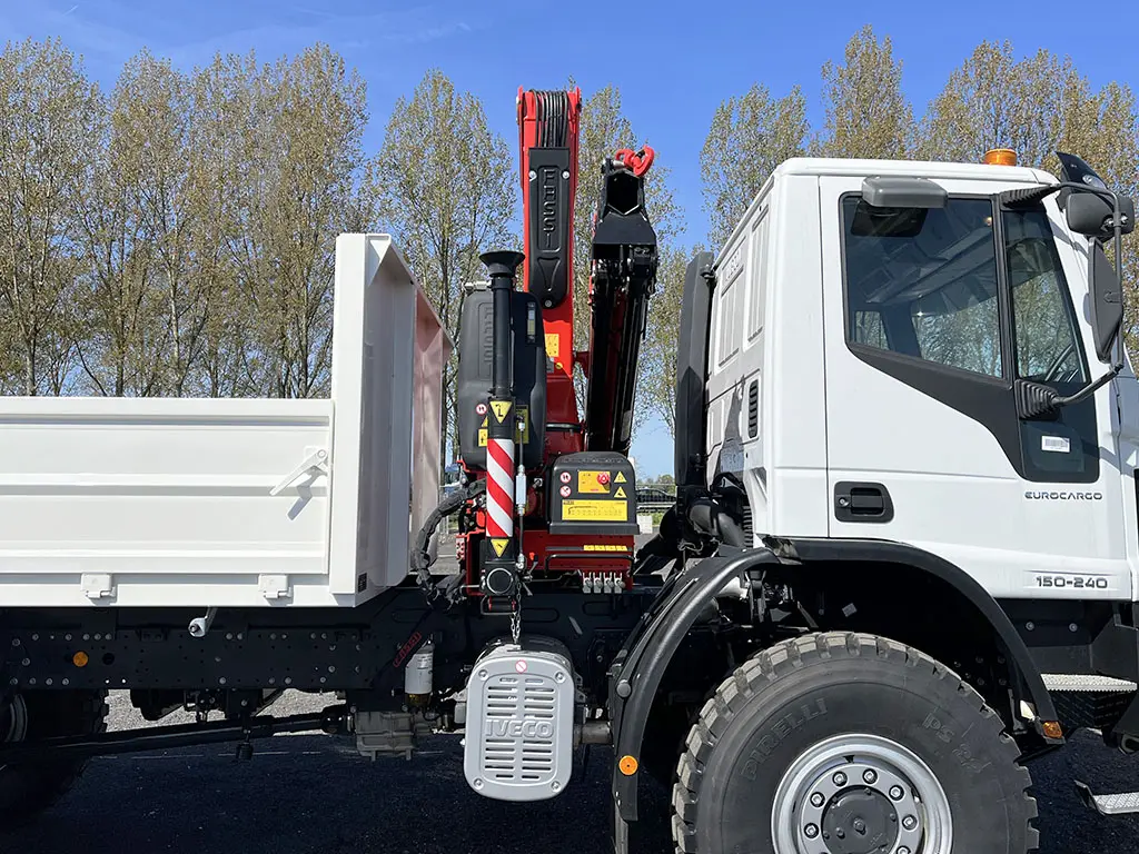 Iveco Eurocargo ML150E24WS Fassi F115A.0.23 4x4 Crane Truck 12