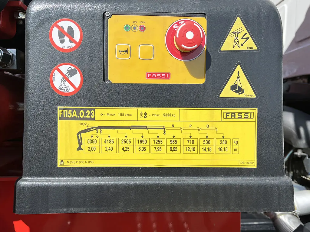 Iveco Eurocargo ML150E24WS Fassi F115A.0.23 4x4 Crane Truck 13