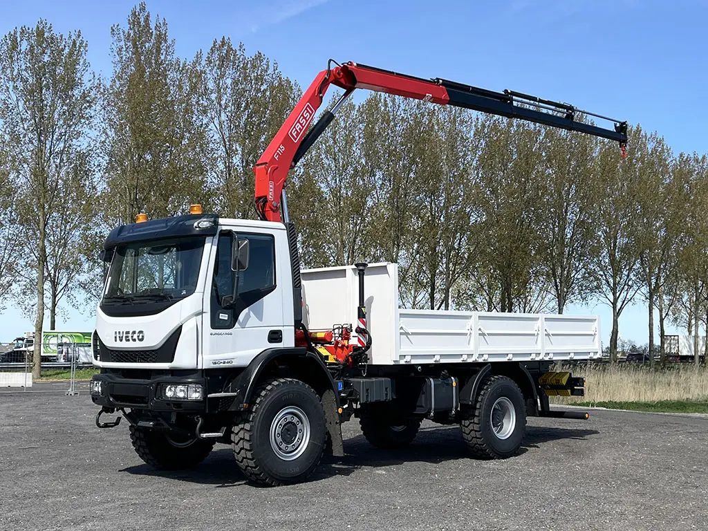 Iveco Eurocargo ML150E24WS Fassi F115A.0.23 4x4 Crane Truck 15