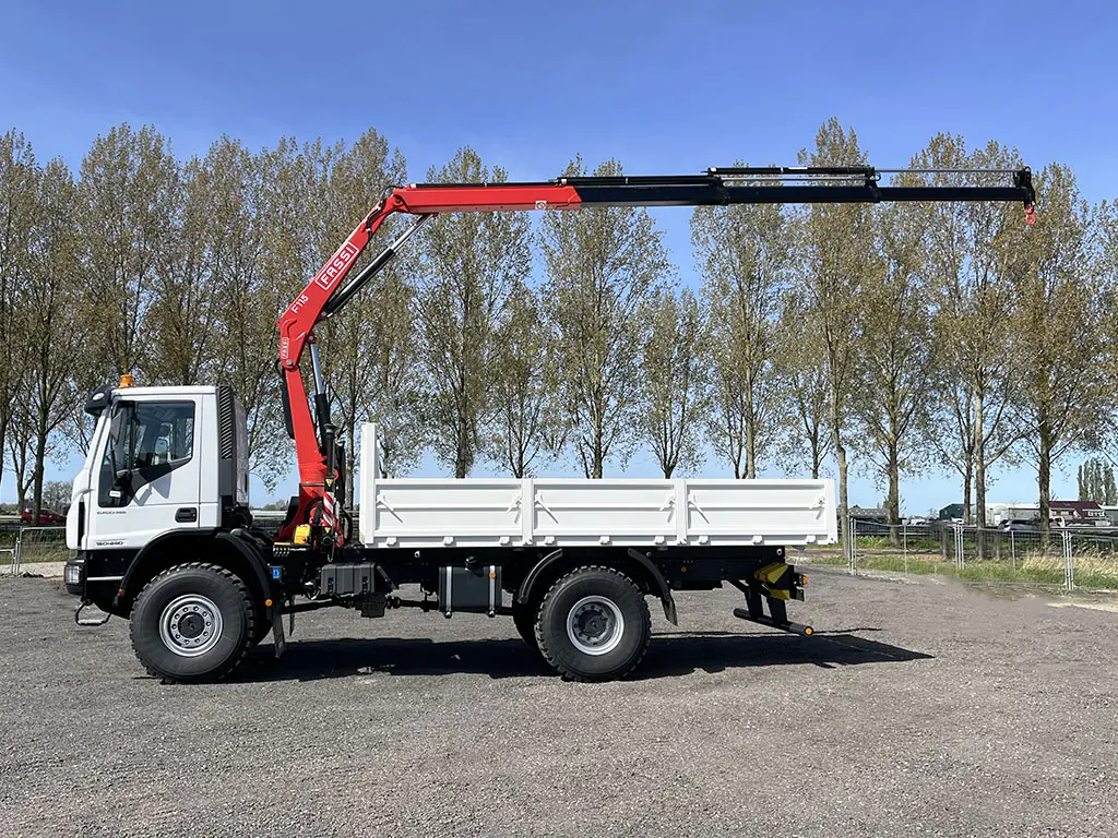 Iveco Eurocargo ML150E24WS Fassi F115A.0.23 4x4 Crane Truck 16