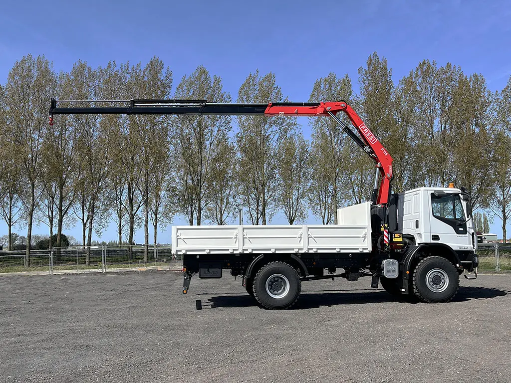 Iveco Eurocargo ML150E24WS Fassi F115A.0.23 4x4 Crane Truck 17