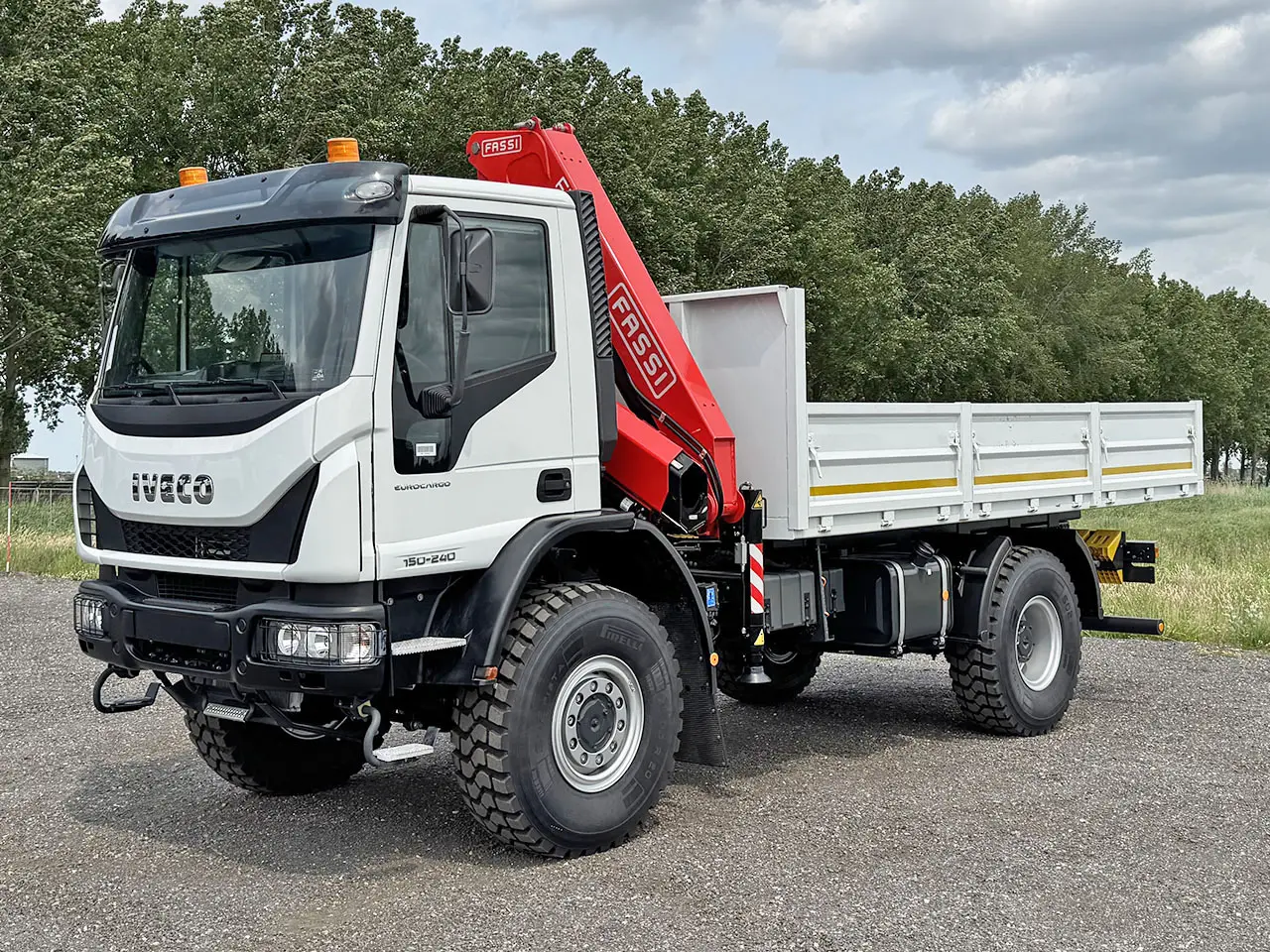 Iveco Eurocargo ML150E24WS Fassi F155A.0.22 Camion grue 4x4