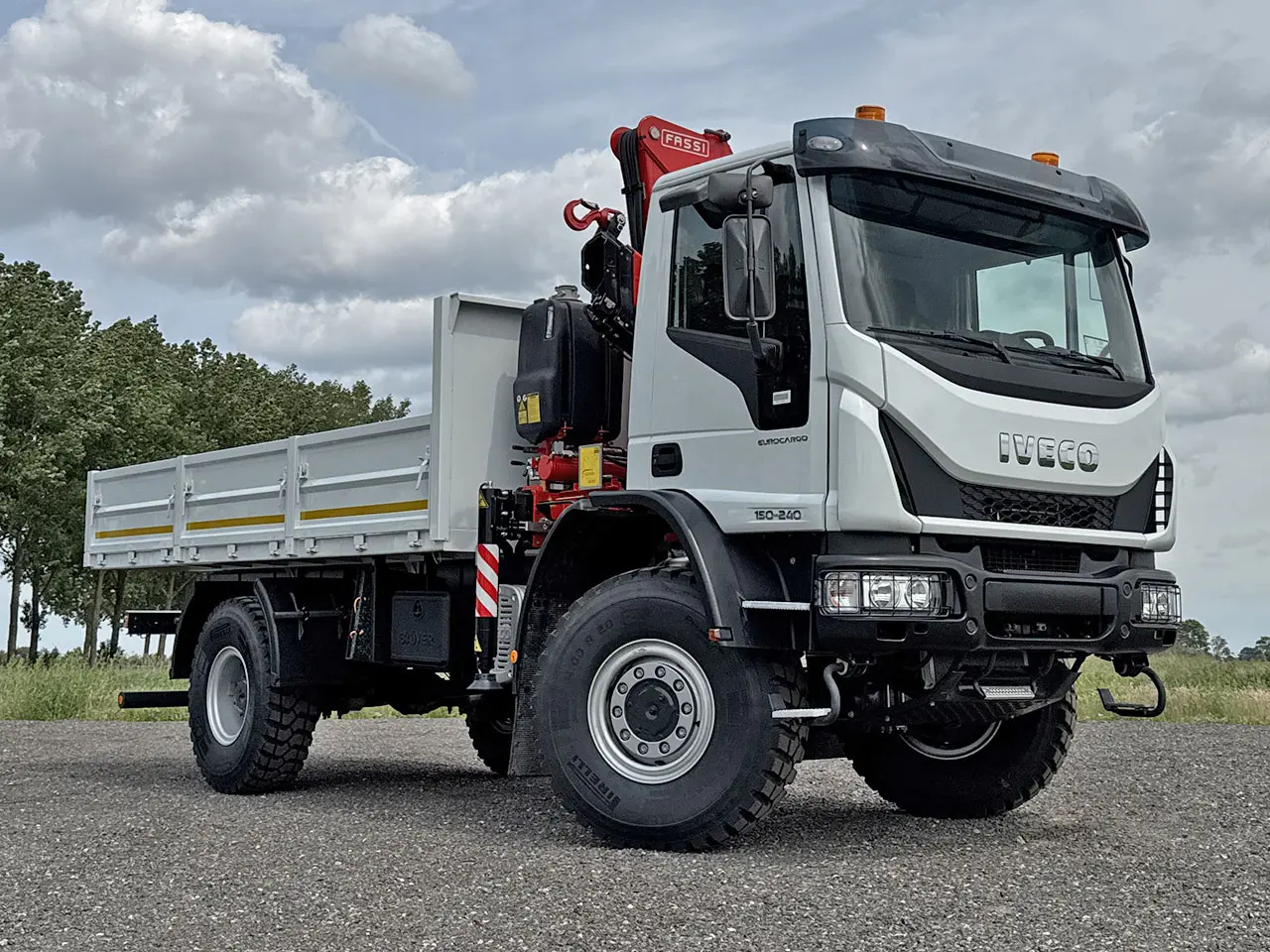 Iveco Eurocargo ML150E24WS Fassi F155A.0.22 Camion grue 4x4 4