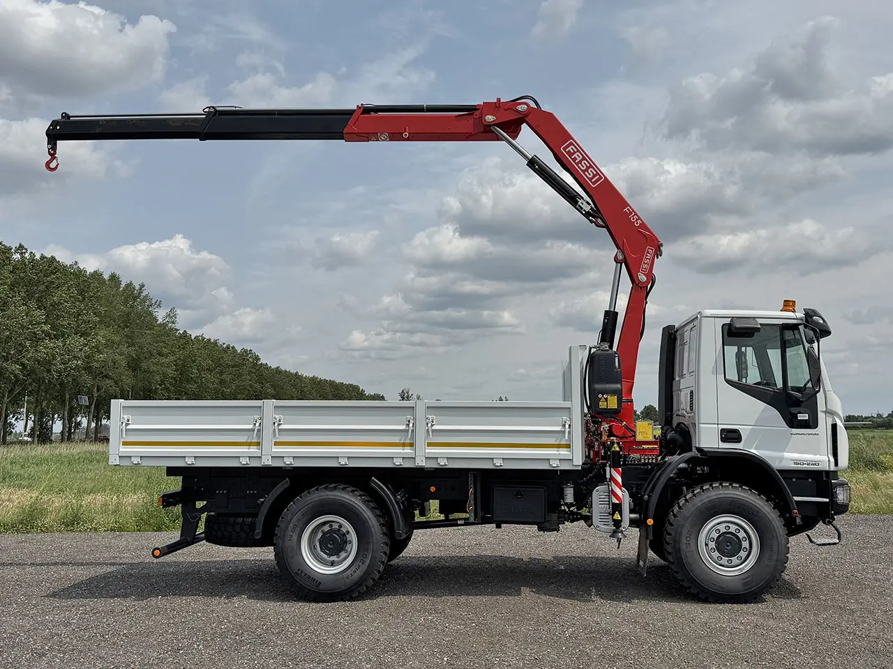 Iveco Eurocargo ML150E24WS Fassi F155A.0.22 Camion grue 4x4 5