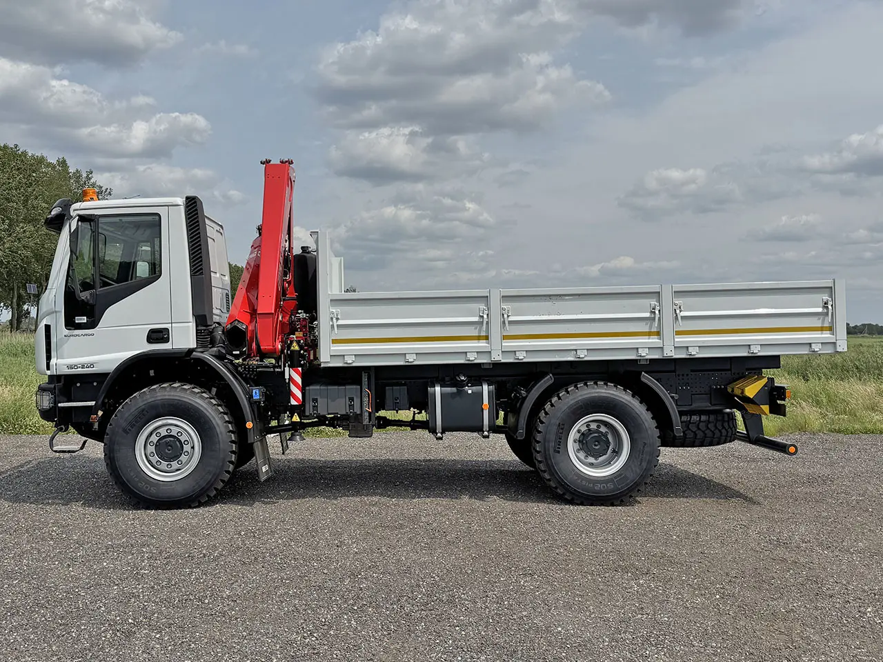 Iveco Eurocargo ML150E24WS Fassi F155A.0.22 Camion grue 4x4 7