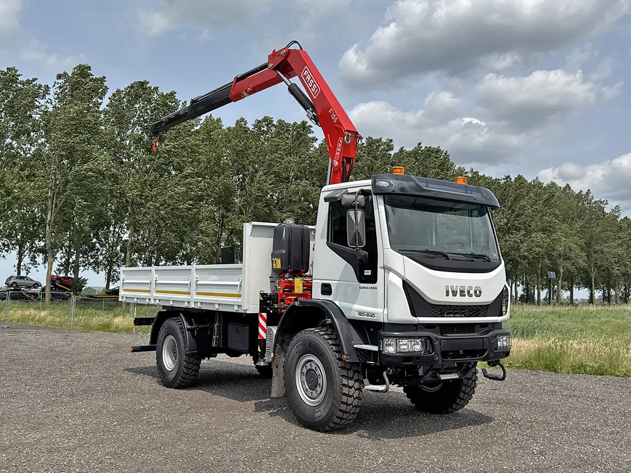 Iveco Eurocargo ML150E24WS Fassi F155A.0.22 Camion grue 4x4 8