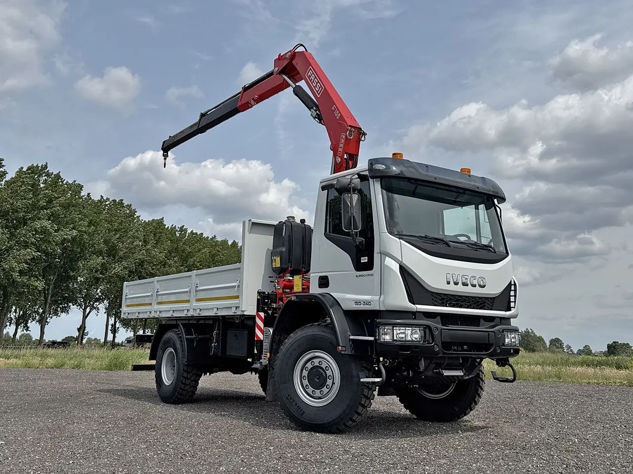 Iveco Eurocargo ML150E24WS Fassi F155A.0.22 Camion grue 4x4 12