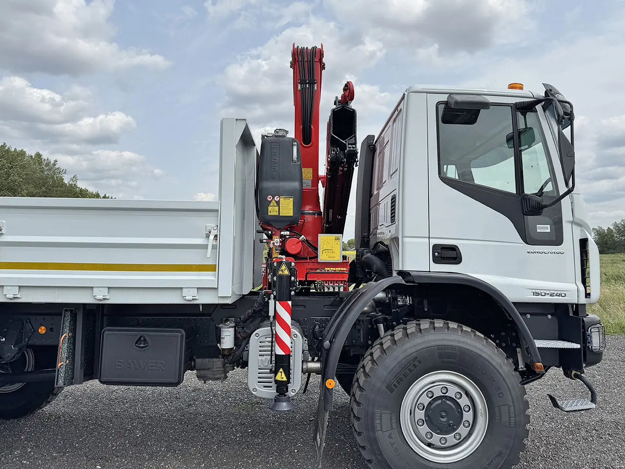 Iveco Eurocargo ML150E24WS Fassi F155A.0.22 Camion grue 4x4 13