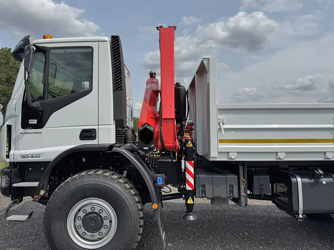Iveco Eurocargo ML150E24WS Fassi F155A.0.22 Camion grue 4x4 14