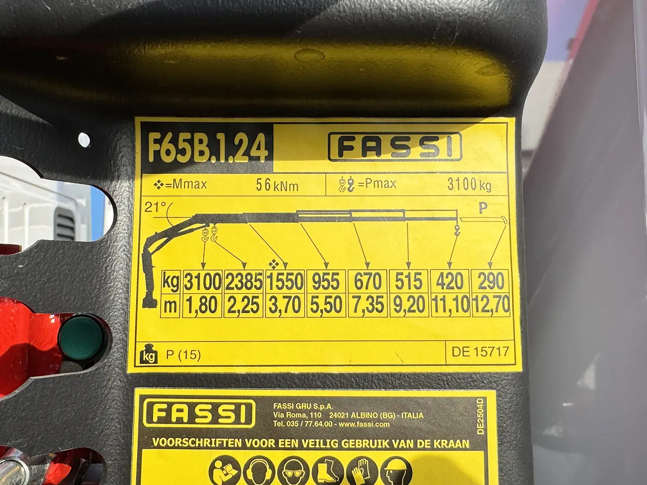 Iveco Eurocargo ML150E24WS Fassi F65B.1.24 4x4 Crane Truck 12