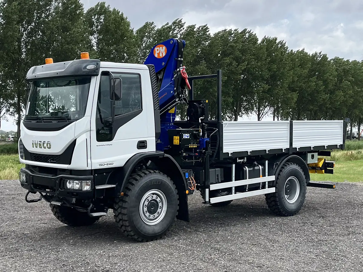 Iveco Eurocargo ML150E24WS PM15522 4x4 Crane Truck