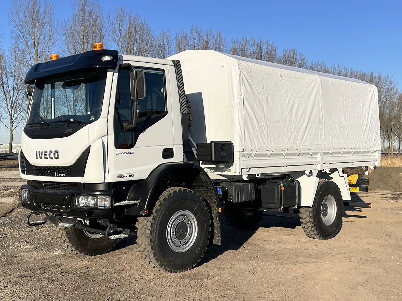 Iveco Eurocargo ML150E25WS 4x4 Tarpaulin/Canvas Body Truck
