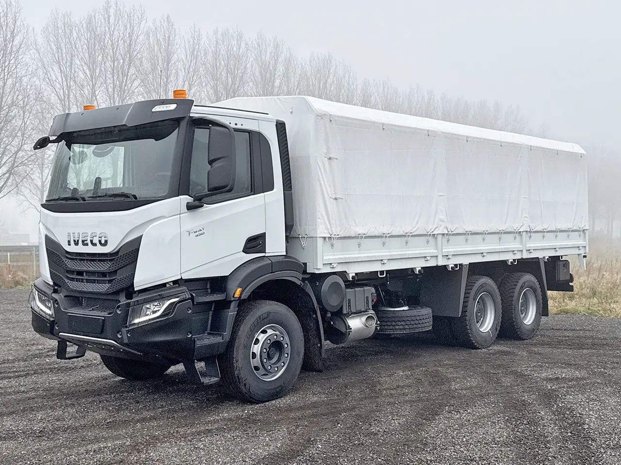 Iveco T-Way AD380T43H AT 6x4 Tarpaulin/Canvas Body Truck