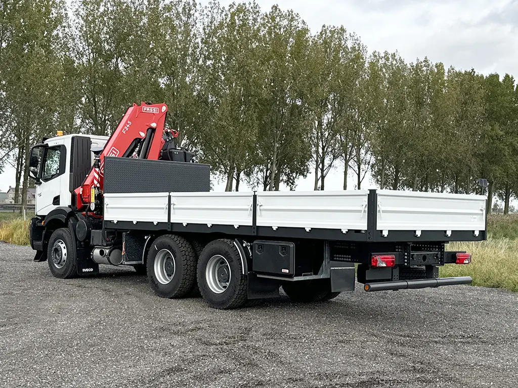 Iveco T-Way AD380T43H AT Fassi F245A.0.24 Crane Truck 6x4 3