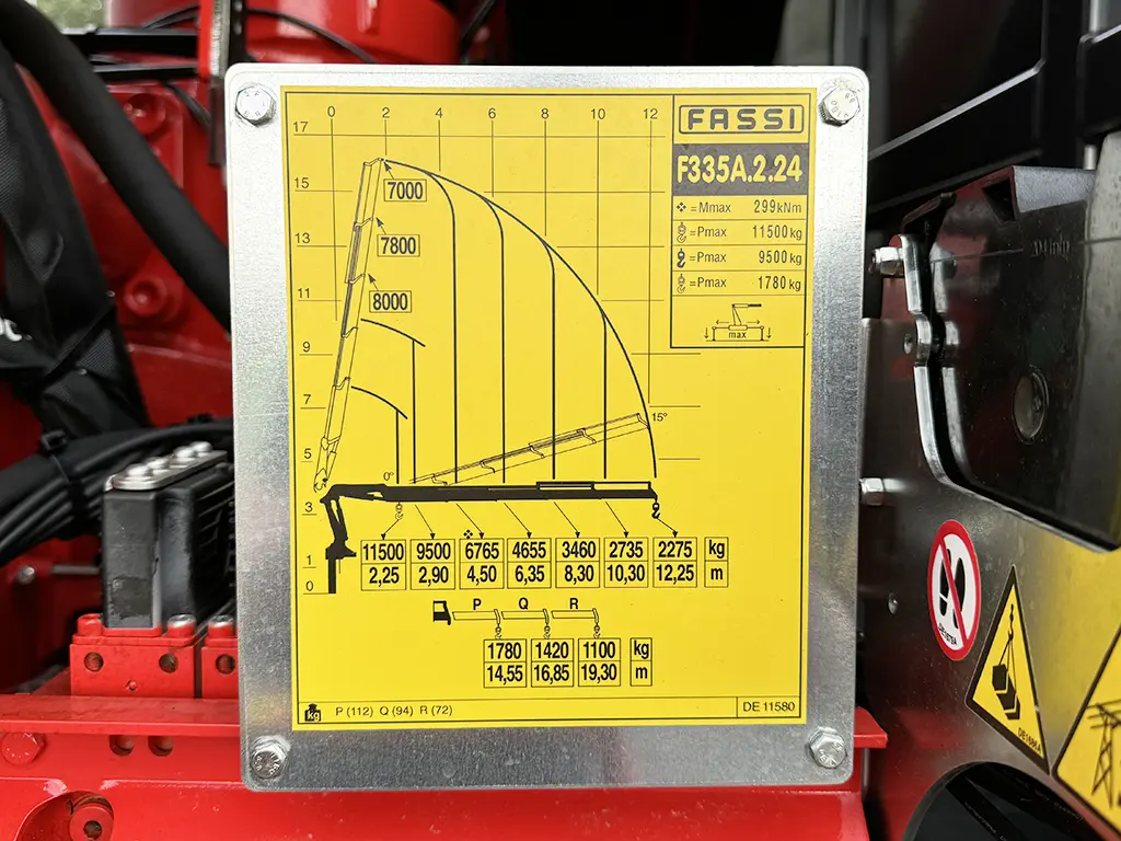 Iveco T-Way AD380T43H AT Fassi F335A.2.24 6x4 Camion grue 13