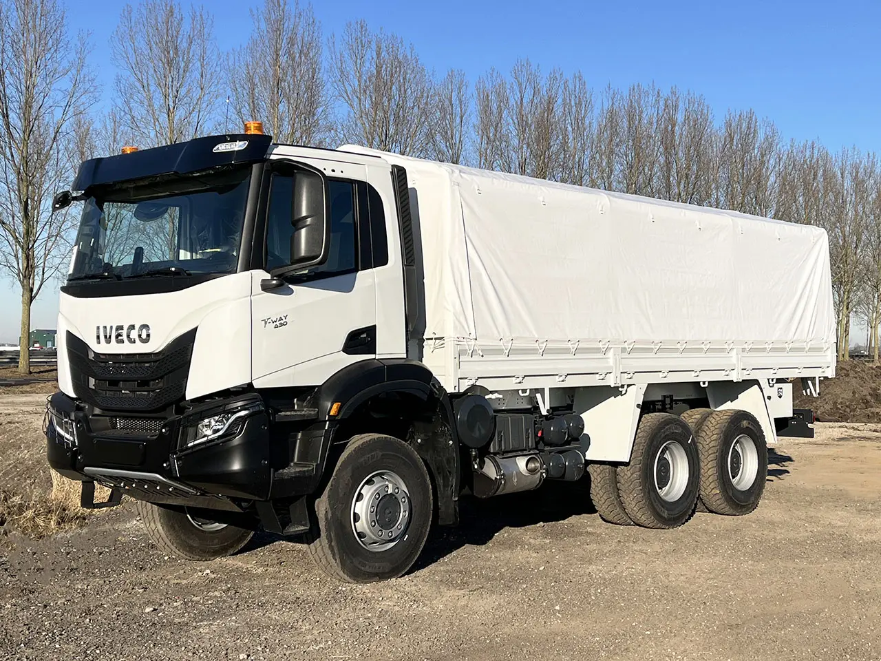 Iveco T-Way AD380T43WH AT 6x6 Tarpaulin/Canvas Body Truck