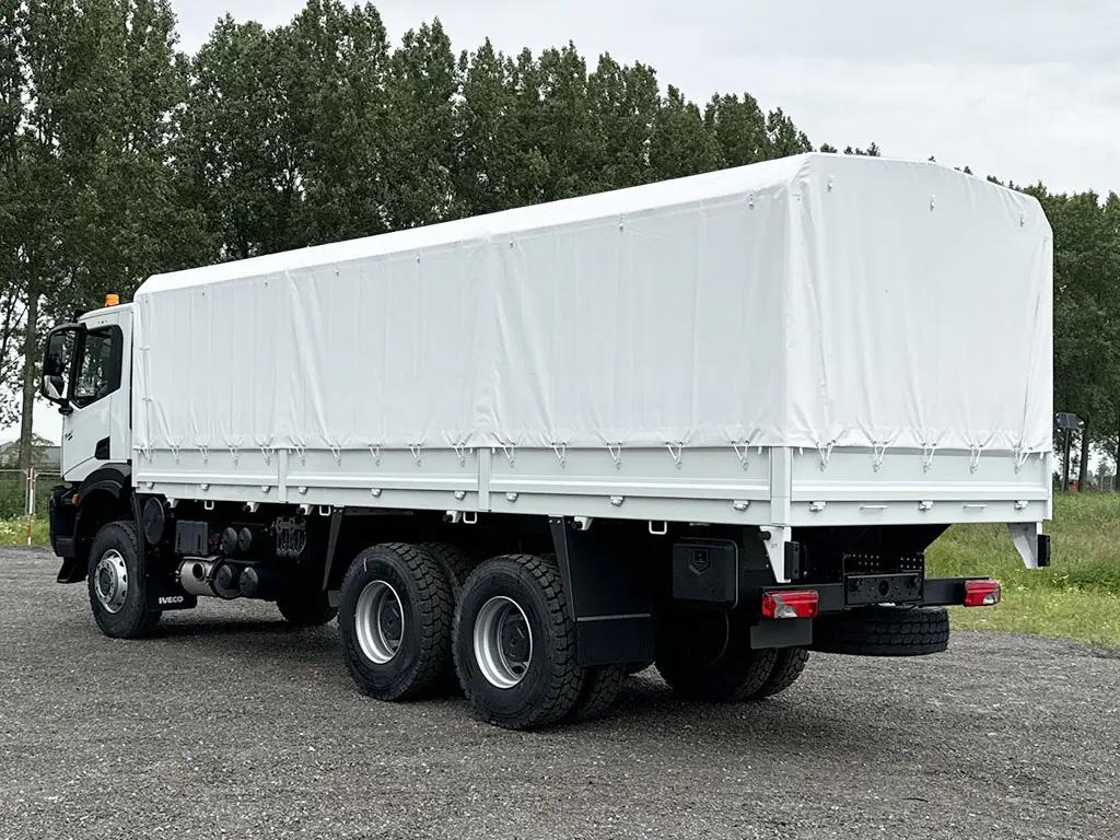 Iveco T-Way AD380T43WH AT 6x6 Tarpaulin/Canvas Body Truck