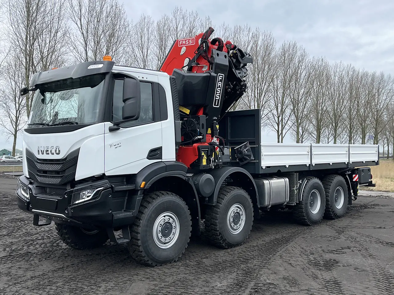 Iveco T-Way AD410T47WH AT Fassi F1150RA2.28 Crane Truck 8x8 1