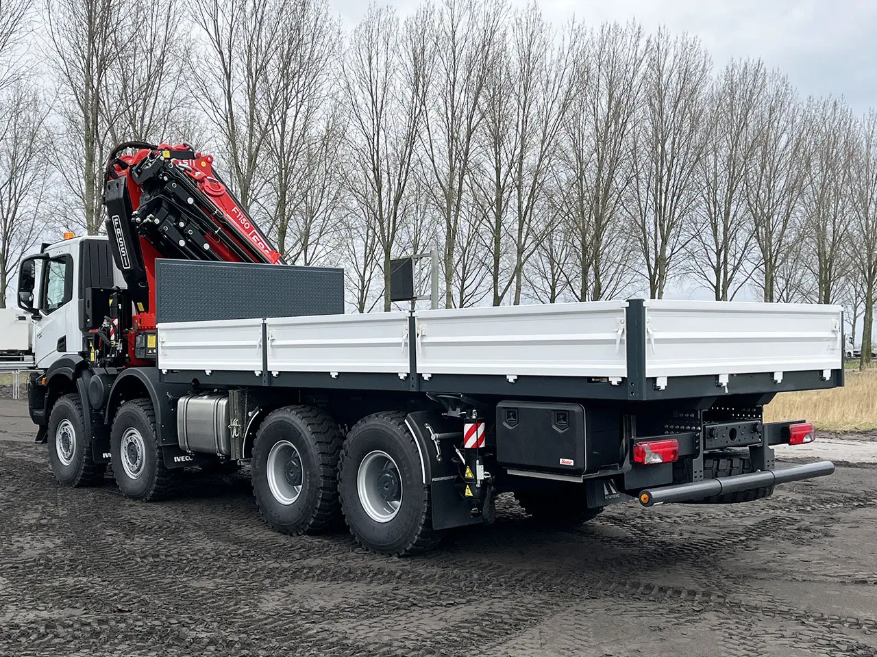 Iveco T-Way AD410T47WH AT Fassi F1150RA2.28 Crane Truck 8x8 3
