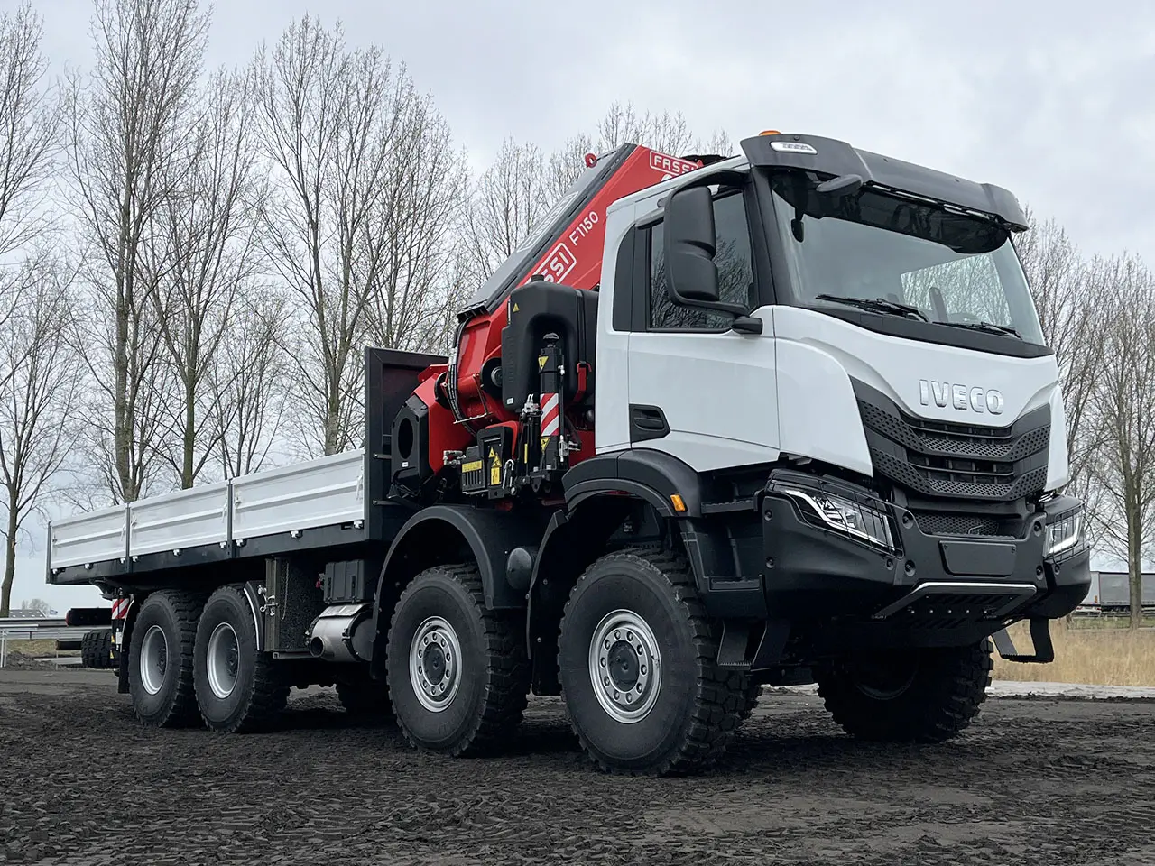 Iveco T-Way AD410T47WH AT Fassi F1150RA2.28 8x8 Crane Truck 4