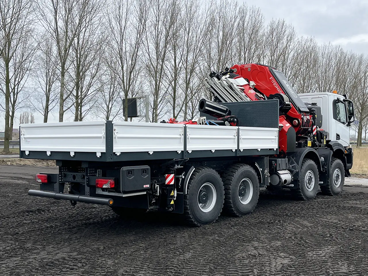 Iveco T-Way AD410T47WH AT Fassi F1750R.2.8 with JIB 8x8 Crane Truck 6