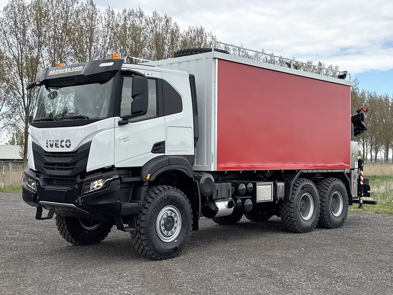 Iveco T-Way AT380T47WH AT Fassi F155.0.23 Camion atelier mobile 6x6