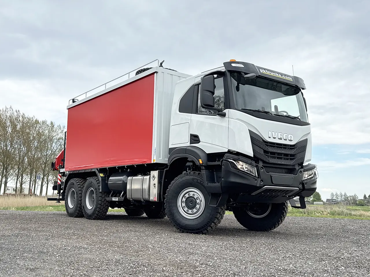 Iveco T-Way AT380T47WH AT Fassi F155.0.23 Camion atelier mobile 6x6 4