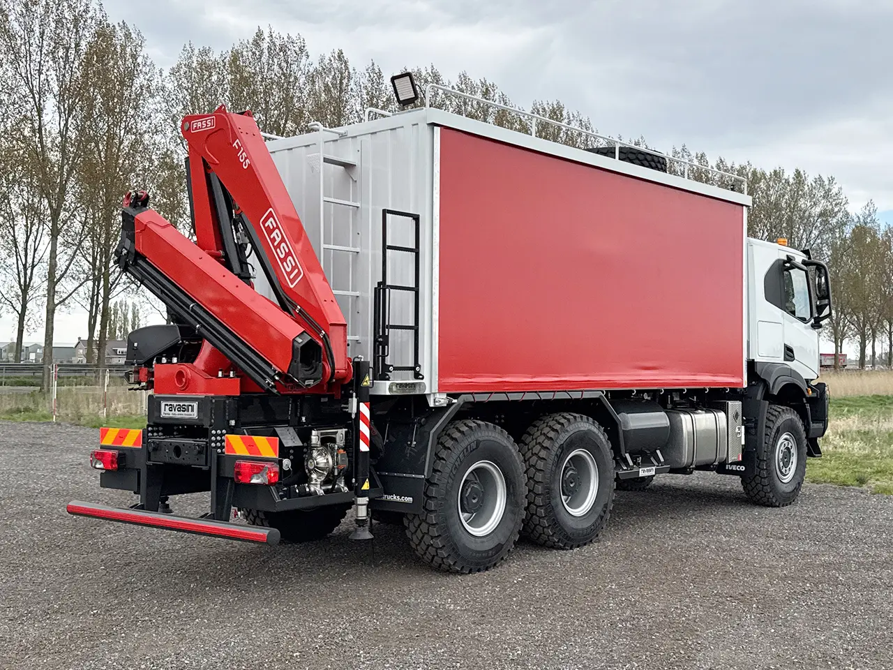 Iveco T-Way AT380T47WH AT Fassi F155.0.23 Camion atelier mobile 6x6 6