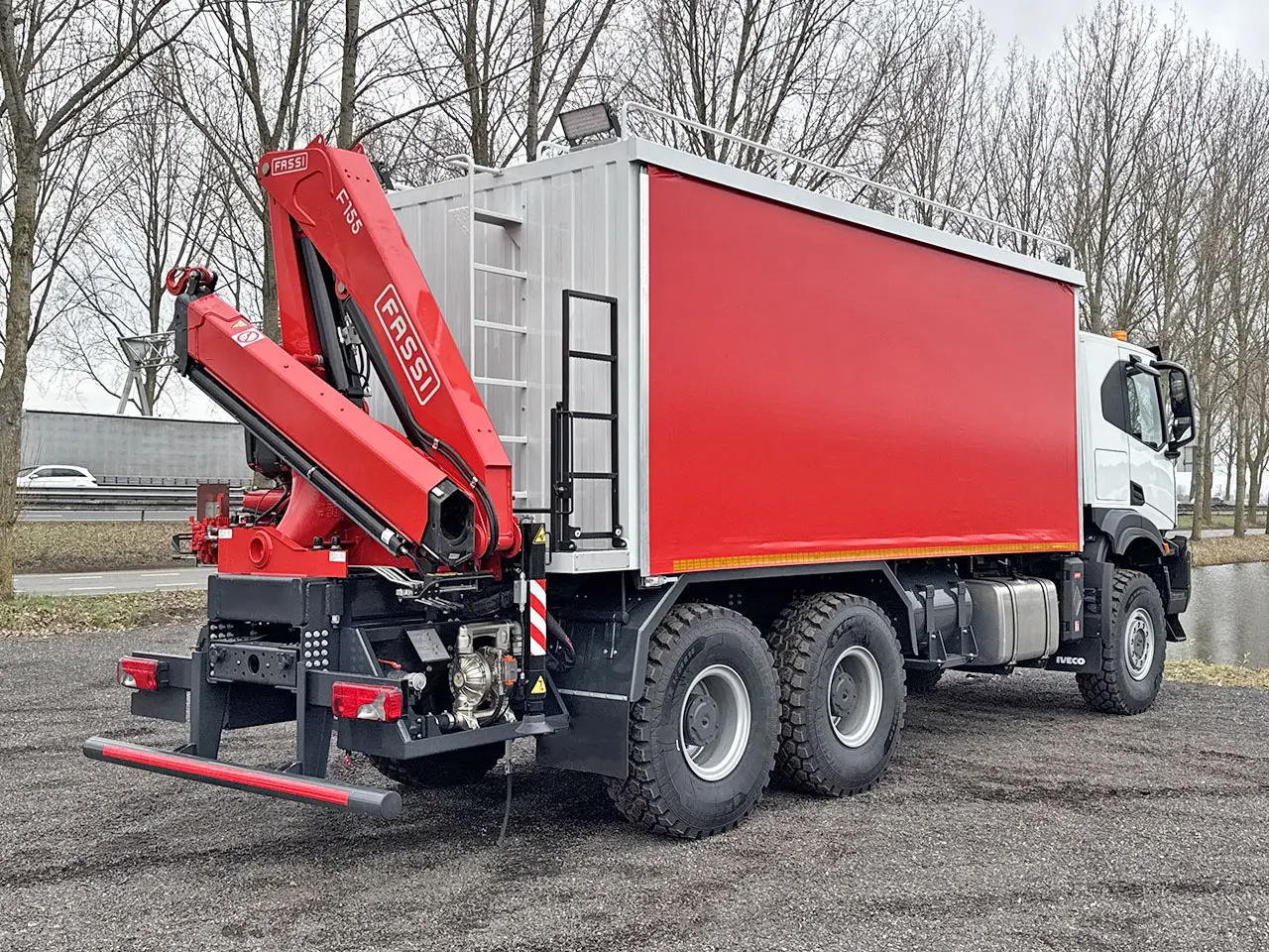 Iveco T-Way AT380T47WH Fassi F155A.0.22 6x6 Workshop Truck 6