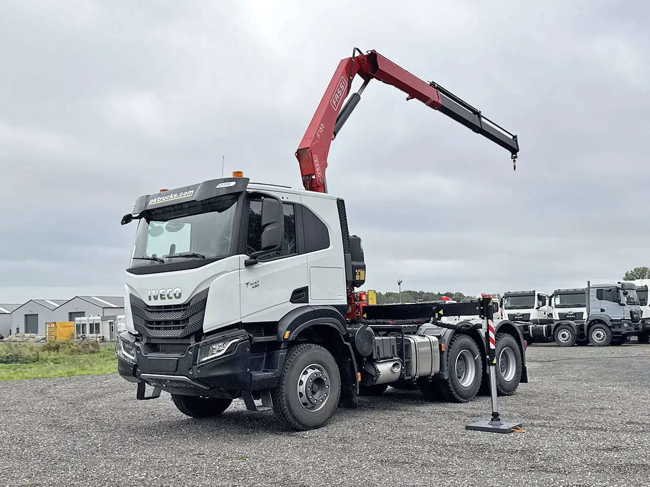 Iveco T-Way AT720T43TH AT ADR 6x4 Tractor Head with Crane 10
