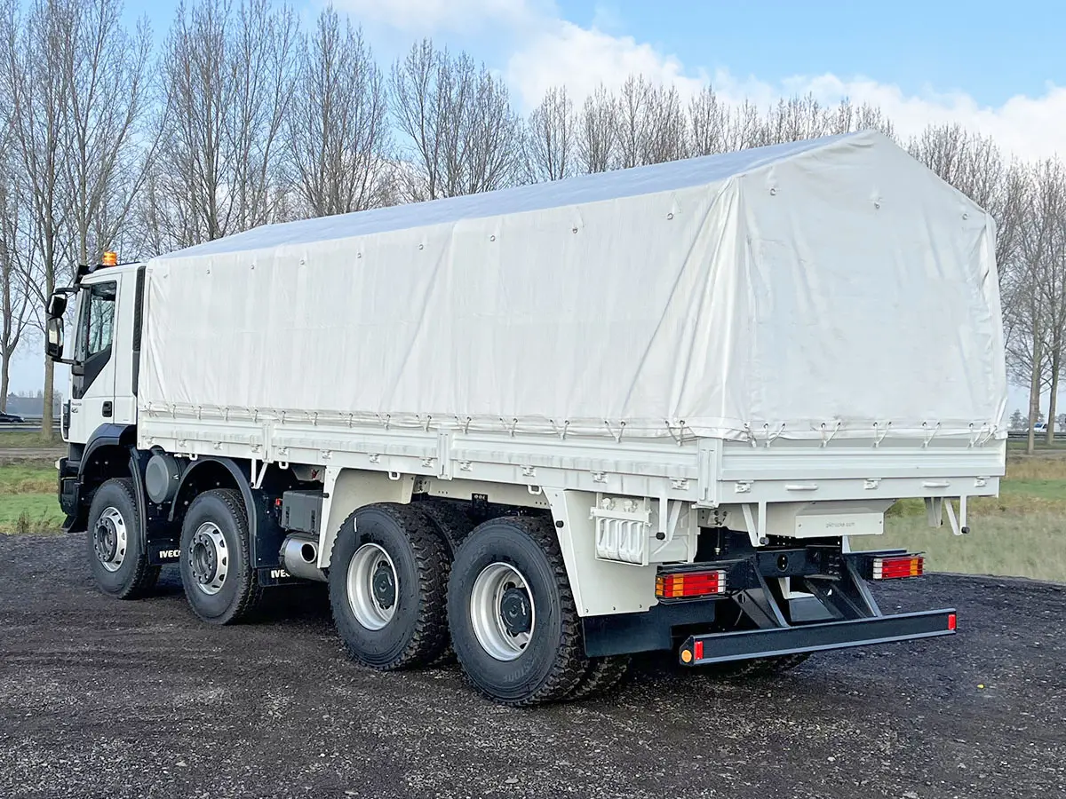 Iveco Trakker AD410T42H 8x4 Tarpaulin/Canvas Body Truck 3