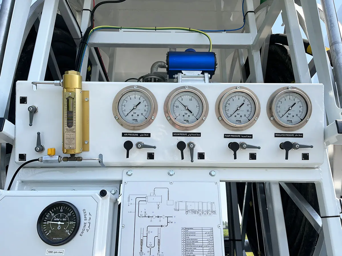 Iveco Trakker AD720T44TH / Magyar SMFF JET-A1 3-Axle Aviation Fuel Tank Trailer 9