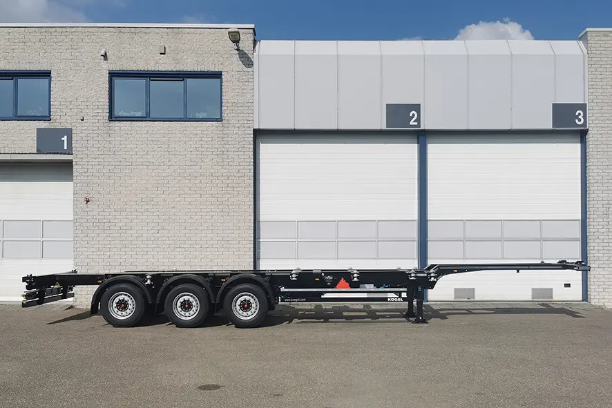Kogel S24-2 Port 40 Simplex Container Trailer 3-Axle 5