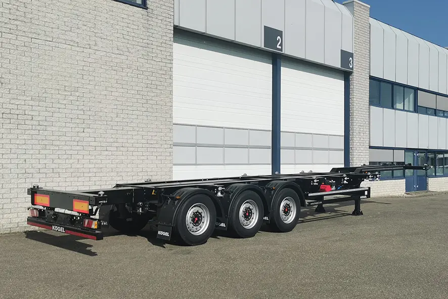 Kogel S24-2 Port 40 Simplex 3-Axle Container Trailer 5