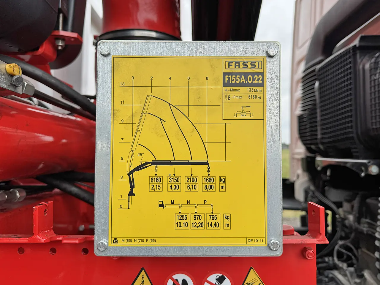 MAN TGM 18.250 BB CH Camion grue 4x4 15